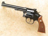 ** SOLD ** 1960 MFG Smith & Wesson Model 14, K-38 Target Masterpiece, Cal. .38 Special, 4-Screw Frame, Numbers Matching - 7 of 9