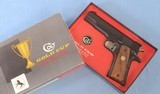 **SOLD**Colt National Match 1911 Mid Range Semi Auto Target Pistol in .38 Special **Mfg 1971 - .38 Special Mid Range WC - Box** - 1 of 21