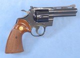 Colt Python Double Action Revolver Chambered in .357 Magnum Caliber **Mfg 1966 - Very Good Condition - 4 inch blued - Box+Papers** - 5 of 25