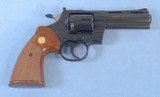 Colt Python Double Action Revolver Chambered in .357 Magnum Caliber **Mfg 1966 - Very Good Condition - 4 inch blued - Box+Papers** - 4 of 25