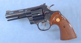 Colt Python Double Action Revolver Chambered in .357 Magnum Caliber **Mfg 1966 - Very Good Condition - 4 inch blued - Box+Papers** - 6 of 25