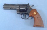 Colt Python Double Action Revolver Chambered in .357 Magnum Caliber **Mfg 1966 - Very Good Condition - 4 inch blued - Box+Papers** - 3 of 25