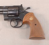 **SOLD** Colt Python Double Action Revolver Chambered in .357 Magnum Caliber **6 Inch vented Barrel - Blued - Mfg 1965 - Beautiful Grips - Box** - 23 of 24