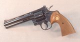 **SOLD** Colt Python Double Action Revolver Chambered in .357 Magnum Caliber **6 Inch vented Barrel - Blued - Mfg 1965 - Beautiful Grips - Box** - 3 of 24