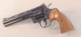 **SOLD** Colt Python Double Action Revolver Chambered in .357 Magnum Caliber **6 Inch vented Barrel - Blued - Mfg 1965 - Beautiful Grips - Box** - 5 of 24
