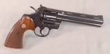 Colt Python Double Action Revolver in .357 Magnum Caliber **Mfg 1970 - Box and Test Target - 6