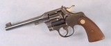 ** SOLD ** Colt Officers Model Match Double Action Revolver Chambered in .22 Long Rifle w/ 6