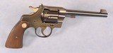 ** SOLD ** Colt Officers Model Match Double Action Revolver Chambered in .22 Long Rifle w/ 6