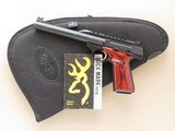 ** SOLD ** Browning Buckmark w/Pouch, Cal. .22 LR, 7 1/4 Inch Barrel - 1 of 13