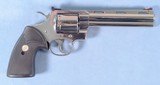 ** SOLD ** Colt Python Double Action Revolver in .357 Magnum Caliber **6