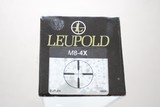 ** SOLD ** New-In-Box Leupold M8-4X w/ Duplex Reticle ** Still Factory Sealed !! ** - 1 of 5