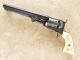 Colt 1851 Navy Third Model, Scrimshawed Ivory Grips, Cal. .36 Percussion, 1852 Vintage - 1 of 13