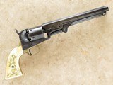 Colt 1851 Navy Third Model, Scrimshawed Ivory Grips, Cal. .36 Percussion, 1852 Vintage - 13 of 13