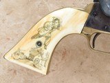 Colt 1851 Navy Third Model, Scrimshawed Ivory Grips, Cal. .36 Percussion, 1852 Vintage - 6 of 13