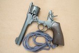**SOLD**1924 Vintage Enfield Webley Mark VI Revolver in .45 ACP w/ WW2 RAF Belt Rig - 21 of 25