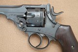 **SOLD**1924 Vintage Enfield Webley Mark VI Revolver in .45 ACP w/ WW2 RAF Belt Rig - 8 of 25