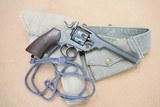 1924 Vintage Enfield Webley Mark VI Revolver in .45 ACP w/ WW2 RAF Belt Rig