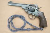 **SOLD**1924 Vintage Enfield Webley Mark VI Revolver in .45 ACP w/ WW2 RAF Belt Rig - 6 of 25