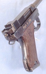 ** SOLD ** Husqvarna M40 Lahti Semi Auto Pistol in 9mm **Sweden Made - WWII - Danish Police** - 6 of 19