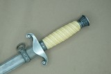 ** SOLD ** Late WW2 German Model 1935 Heer (Army) Officer's Dagger & Scabbard w/ Ivory White HandleBeautiful!! - 5 of 20