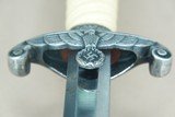 ** SOLD ** Late WW2 German Model 1935 Heer (Army) Officer's Dagger & Scabbard w/ Ivory White HandleBeautiful!! - 12 of 20