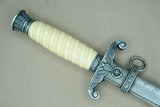 ** SOLD ** Late WW2 German Model 1935 Heer (Army) Officer's Dagger & Scabbard w/ Ivory White HandleBeautiful!! - 2 of 20