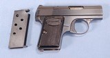 ***SOLD***Browning Baby Belgian Browning Pistol in .25 Auto Caliber **Beautiful Condition - Pouch - Mfg 1967** - 12 of 13