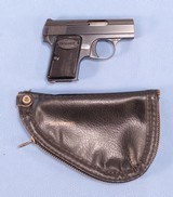 ***SOLD***Browning Baby Belgian Browning Pistol in .25 Auto Caliber **Beautiful Condition - Pouch - Mfg 1967** - 1 of 13