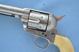 ** SOLD ** 1881 Vintage Colt Single Action Army chambered in .45LC w/ 7.5 Barrel ** D.W. Harris Engraved/Refinished & Period 