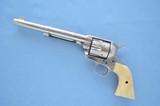 ** SOLD ** 1881 Vintage Colt Single Action Army chambered in .45LC w/ 7.5 Barrel ** D.W. Harris Engraved/Refinished & Period 