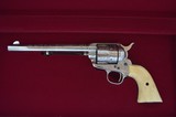 ** SOLD ** 1881 Vintage Colt Single Action Army chambered in .45LC w/ 7.5 Barrel ** D.W. Harris Engraved/Refinished & Period 