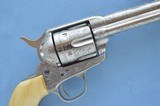 ** SOLD ** 1881 Vintage Colt Single Action Army chambered in .45LC w/ 7.5 Barrel ** D.W. Harris Engraved/Refinished & Period 
