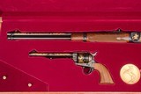 Winchester/Colt 2 Gun Commemorative Set - Model 1894 Lever Action and Colt 1873 Single Action Army Both in .44-40 Caliber **4440 Sets Were Made** - 6 of 25