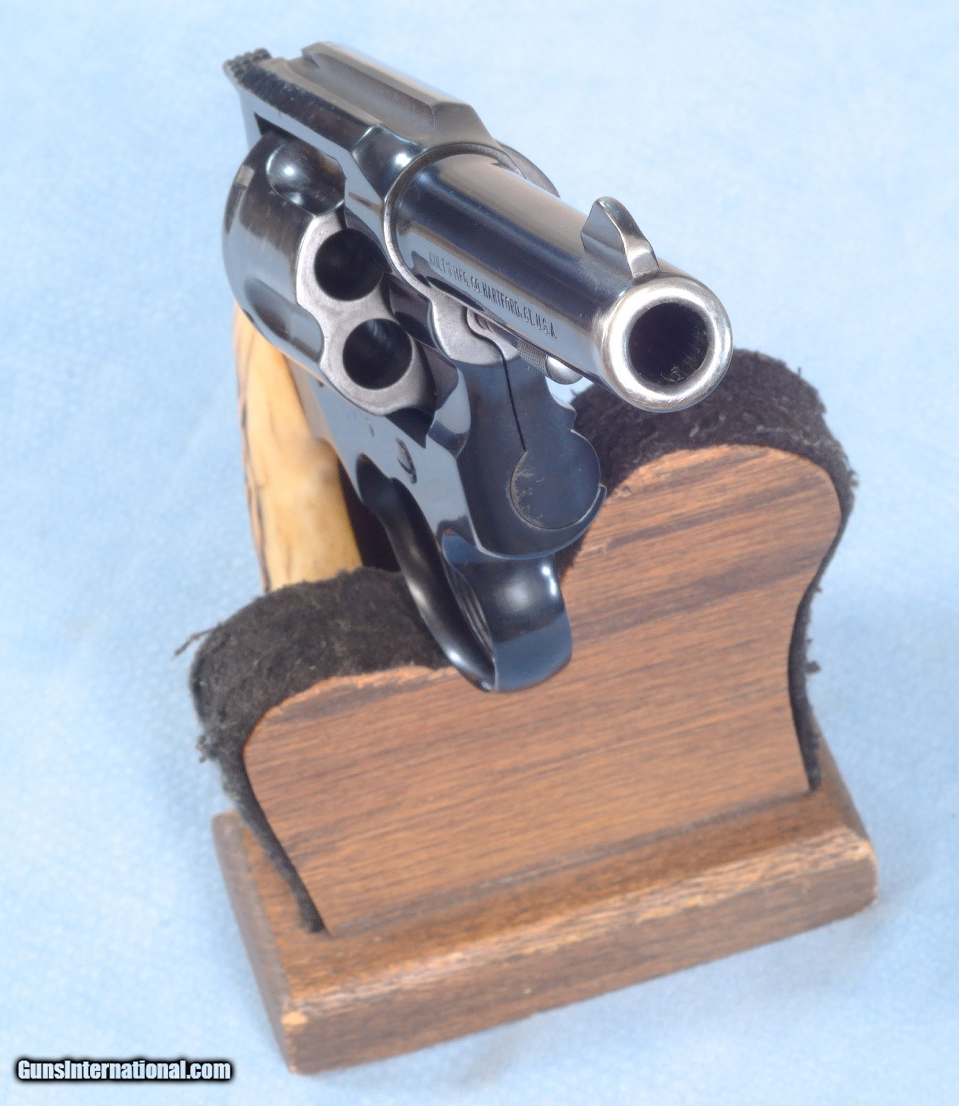 Sold Colt Official Police Revolver Chambered In 38 Special Caliber Cool Retro Stag 9884