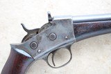 Remington Model 1871 Army Rolling Block Pistol chambered in .50CF w/ 8