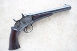 Remington Model 1871 Army Rolling Block Pistol chambered in .50CF w/ 8