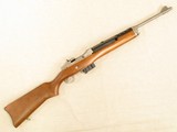 ** SOLD ** Ruger Mini-14 Ranch Rifle, Stainless Steel/Wood Stock, Cal. .223 Rem./5.56mm, 1990 Vintage. - 1 of 18
