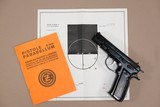 ** SOLD ** RARE 1984 CZ Pre-B Model 75 9mm Pistol w/ Orig. Box, 2 Mags, Test Target, & Ppwrk* 1 Matching Mag & Looks Unfired! * - 6 of 25