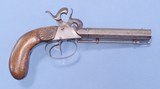 ** SOLD ** Belgian SxS Percussion Traveling Pistol **Unique and Historical** - 12 of 18