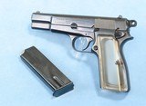 ** SOLD ** Browning FN Hi-Power Semi Auto Pistol in 9mm **German Wartime Markings - 