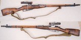 WW2 1943 Izhevsk Mosin Nagant 91/30 PU Sniper Rifle w/ Matching Bayonet * All-Matching #'s Except Ring-Mount Assembly Between the Base & Scope *