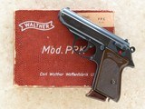 Walther Model PPK, Cal. .380 ACP/9mm Kurz, 1968 Vintage, German - 1 of 18