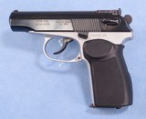 Imez Russian Made Makarov Semi Auto Pistol in .380 Caliber **Two Tone - Polymer/Rubber Grips** - 2 of 16