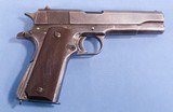 ** SOLD ** Ithaca Model 1911-A1 Semi Auto Pistol in .45 ACP **Mfg 1944 - Honest Gun - Proof and Acceptance Marks** - 1 of 23