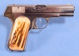 ** SOLD ** Colt 1903 Pocket Hammerless in .380 Caliber **Mfg 1909 - Nickel Redone - Stag Grips - Retro Cool** - 3 of 15