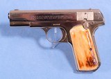 ** SOLD ** Colt 1903 Pocket Hammerless in .380 Caliber **Mfg 1909 - Nickel Redone - Stag Grips - Retro Cool** - 4 of 15
