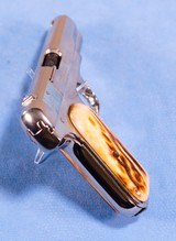 ** SOLD ** Colt 1903 Pocket Hammerless in .380 Caliber **Mfg 1909 - Nickel Redone - Stag Grips - Retro Cool** - 5 of 15