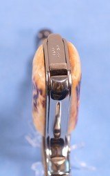 ** SOLD ** Colt 1903 Pocket Hammerless in .380 Caliber **Mfg 1909 - Nickel Redone - Stag Grips - Retro Cool** - 12 of 15