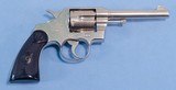 **SOLD**Colt Army Special Double Action Revolver in .38 Special Caliber **Mfg 1925 - Nickel Plated** - 3 of 21