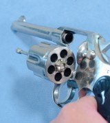 **SOLD**Colt Army Special Double Action Revolver in .38 Special Caliber **Mfg 1925 - Nickel Plated** - 15 of 21